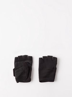 Café Du Cycliste - Summer Fingerless Cycling Gloves - Mens - Black
