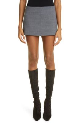 CAFE FORGOT x all is a gentle spring A-line Miniskirt in Wool Rich Melange