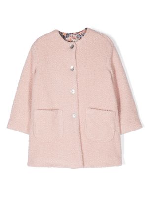 Caffe' D'orzo bouclé single-breasted coat - Pink