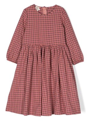 Caffe' D'orzo gingham smock dress - Pink