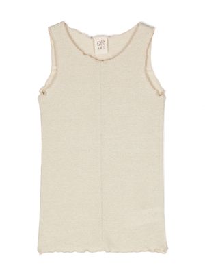 Caffe' D'orzo Virginia ribbed-knit tank top - Neutrals