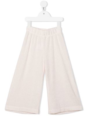 Caffe' D'orzo wide-leg knitted trousers - Neutrals