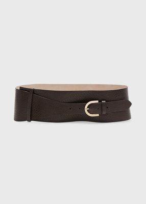 Calf Leather Corset Belt