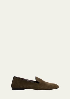 CALF SUEDE LOAFER