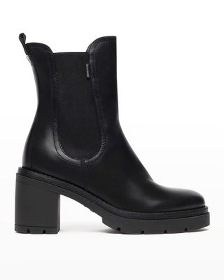 Calfskin Chelsea Ankle Boots