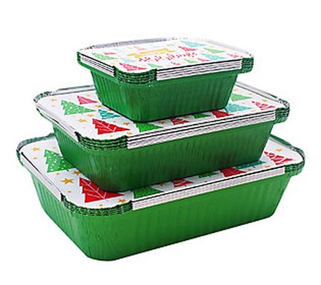 California Home Goods 15-Pc Disposable Leftover Food Containers