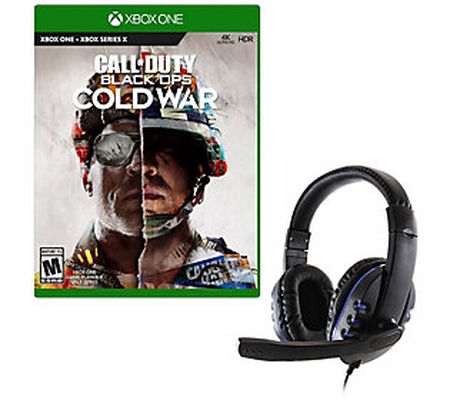 Call of Duty: Black Ops Cold War Game for Xbox ne w/ Headset