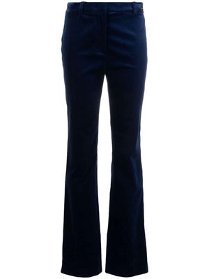 Câllas Milano concealed-front bootcut trousers - Blue
