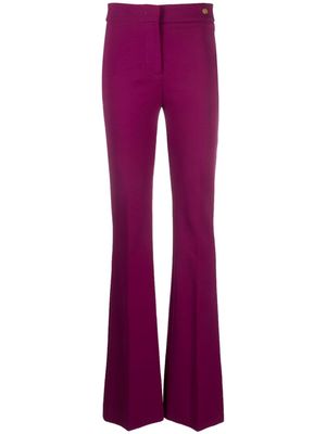 Câllas Milano Danae high-waisted flared trousers - Pink