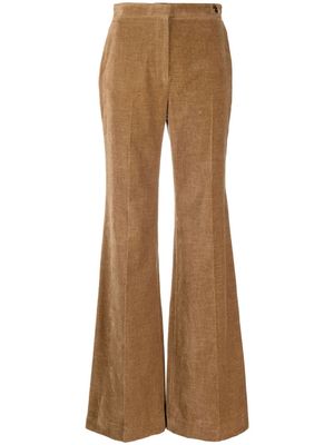 Câllas Milano Lexi high-waist flared trousers - Brown