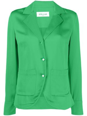 Câllas Milano Maya satin jacket - Green