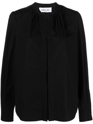 Câllas Milano Olympia long-sleeve blouse - Black
