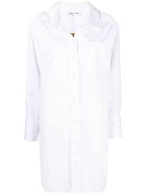 Câllas Milano Pia poplin shirtdress - White