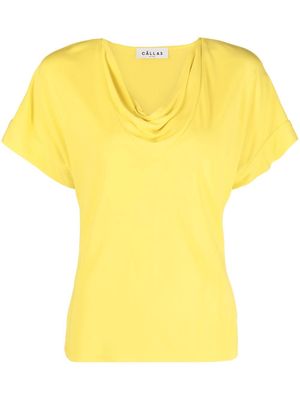 Câllas Milano Pina short-sleeve T-shirt - Yellow