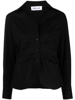 Câllas Milano Sierra stretch-poplin shirt - Black