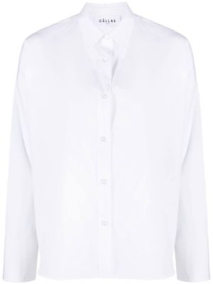 Câllas Milano Sirene poplin long-sleeve shirt - White