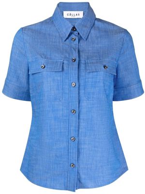 Câllas Milano Vesper denim poplin shirt - Blue