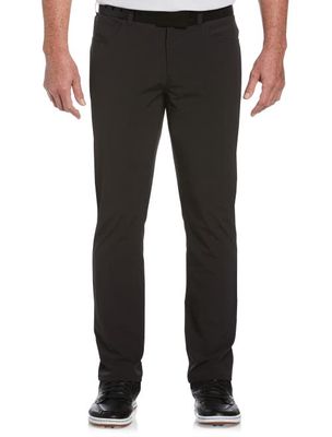 Callaway 5-Pocket Flat-Front Everplay Pants in Black Heather 