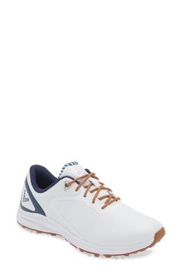 Callaway Golf Coronado V2 Waterproof Golf Sneaker in White /Navy