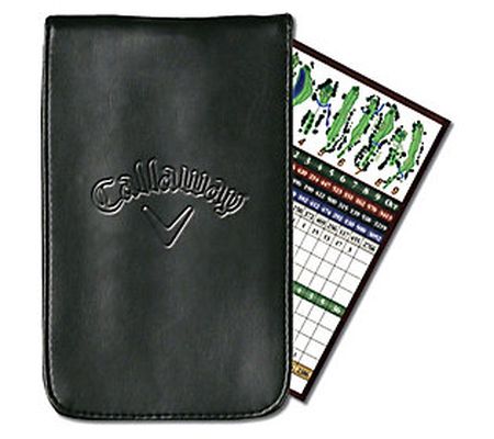 Callaway Golf Durable Leather Scorecard Holder