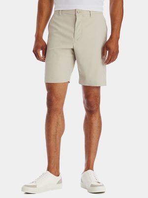 Callaway Golf Men's Stretch Solid with Active Waistband Shorts in Silver Lining