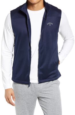 Callaway Golf® High Gauge Fleece Vest in Peacoat