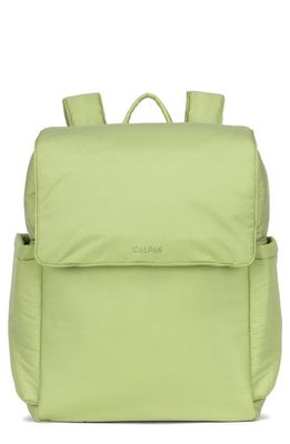 CALPAK Diaper Backpack with Laptop Sleeve in Lime