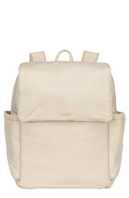 CALPAK Diaper Backpack with Laptop Sleeve in Oatmeal