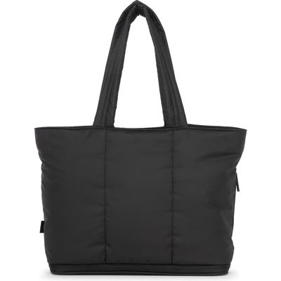 CALPAK Luka Expandable Tote Bag in Matte Black 