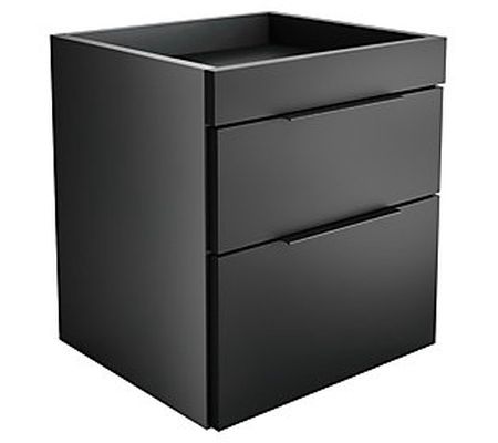 Calvin Catch-All 2-Drawer Wood Nightstand Table
