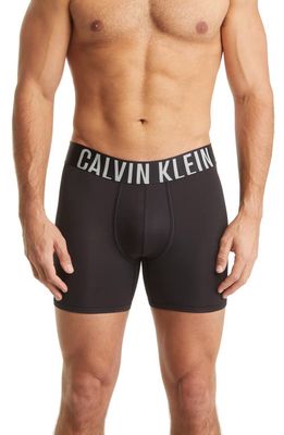Calvin Klein 3-Pack Boxer Briefs in Black W Ocean