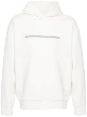 Calvin Klein 3D logo-detail hoodie - Neutrals
