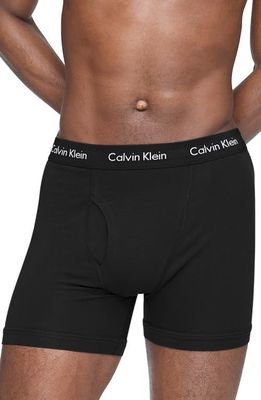Calvin Klein 5-Pack Boxer Briefs in Black/Black