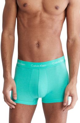 Calvin Klein 5-Pack Stretch Cotton Low Rise Trunks in Bng Cherry Toma