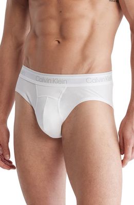 Calvin Klein Athletic Cotton Briefs in 100 White