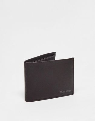 Calvin Klein bifold wallet in dark brown