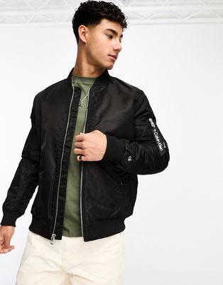 Calvin Klein bomber jacket in black