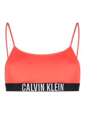 Calvin Klein bralette-style bikini top - Red