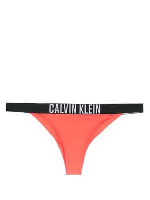 Calvin Klein Brazilians logo-waistband bikini bottoms - Red