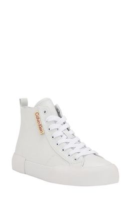 Calvin Klein Cade High Top Sneaker in White