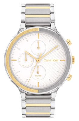Calvin Klein Chronograph Two-Tone Bracelet Watch