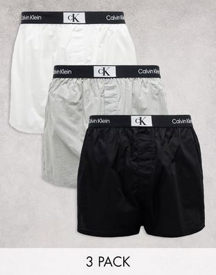 Calvin Klein CK 96 3-pack boxer shorts in multi