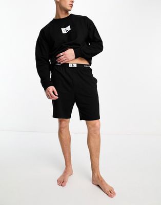Calvin Klein CK 96 loungewear shorts in black