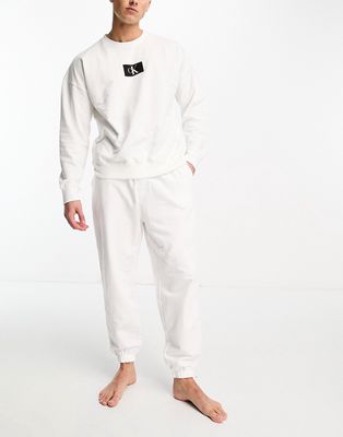 Calvin Klein CK 96 loungewear sweatpants in white
