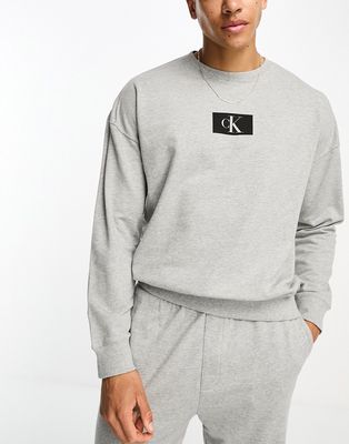 Calvin Klein CK96 loungewear sweatshirt in gray