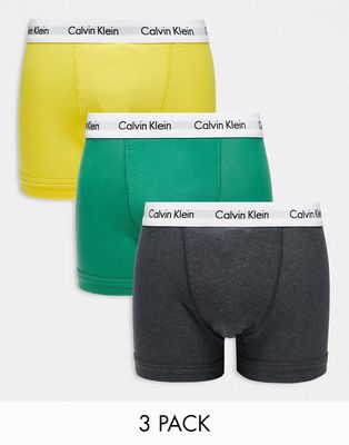 Calvin Klein Cotton Stretch trunks in multi