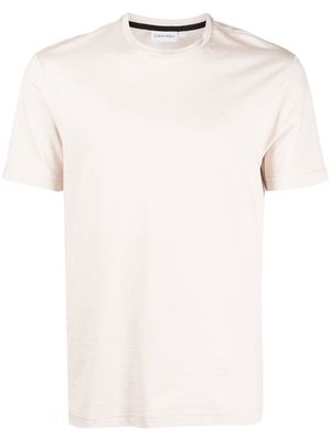 Calvin Klein crew-neck cotton T-shirt - Neutrals