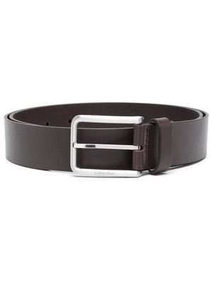 Calvin Klein debossed-logo 30mm belt - Brown