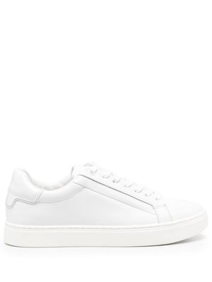 Calvin Klein debossed-logo detail sneakers - White