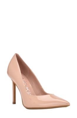 Calvin Klein Dove Pointed Toe Pump in Light Pink